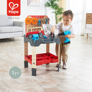 Hape - Vehicle Service & Repair Workbench        โต๊ะงานสร้าง พร้อมสว่านไฟฟ้า         3Y+ รูปที่ 2