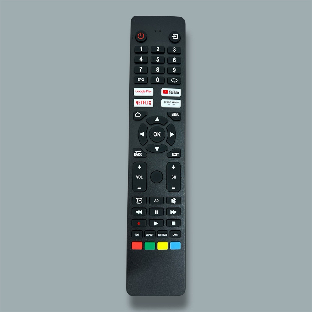 รีโมททีวีชาร์ป รุ่น RC20V Smart TV (รุ่นไม่มีคำสั่งเสียง) รหัสและปุ่มกดตรงใช้งานได้เลย