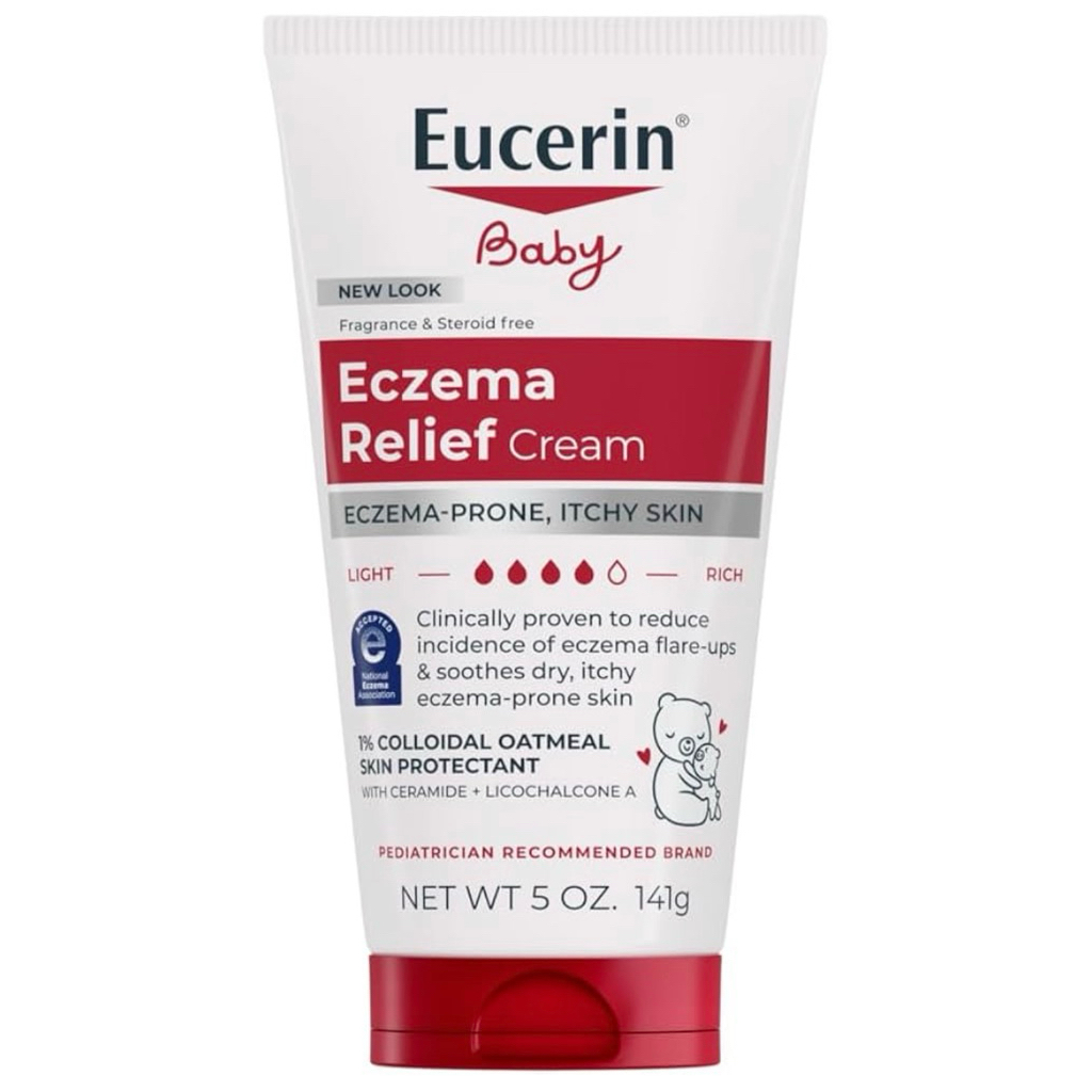 Eucerin Baby Eczema Relief Cream ครีมบำรุงผิวสำหรับเด็ก new packaging
