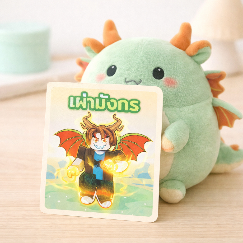 การ์ดสะสมไก่ตันเผ่า V4T10 สินค้าพร้อมส่ง