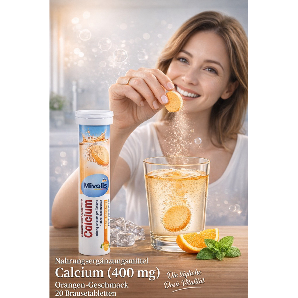 Mivolis Calcium (ฝาสีส้ม)