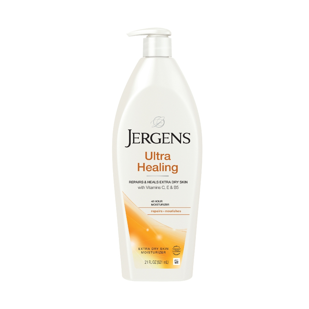 Jergens Moisturiser เจอร์เกนส์ โลชั่นบำรุงผิวกาย 621ml (Ultra Healing/Age Defying/Soothing Aloe)