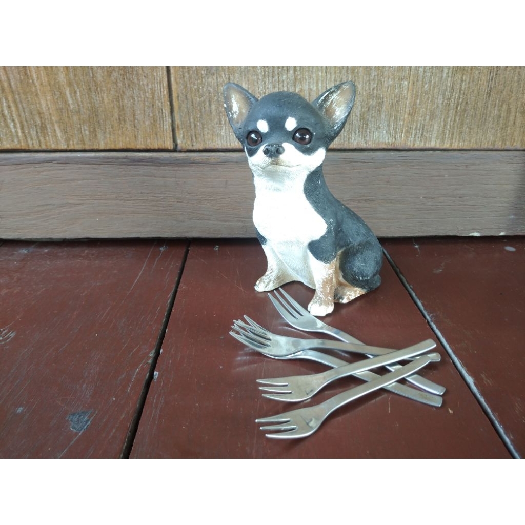 ส้อมสแตนเลสจิ้มผลไม้ขนมหวานเยอรมันคนคู่ J.A. Swilling Henckels