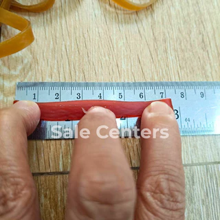 หนังยาง หนังยางแก้ว หนา 6 มิลx ขนาดวง 5 cm (50 & 200 g.) คุณภาพดีมาก ยางรัดของ ทนทาน ยืดหยุ่นดี rubber band (TT)