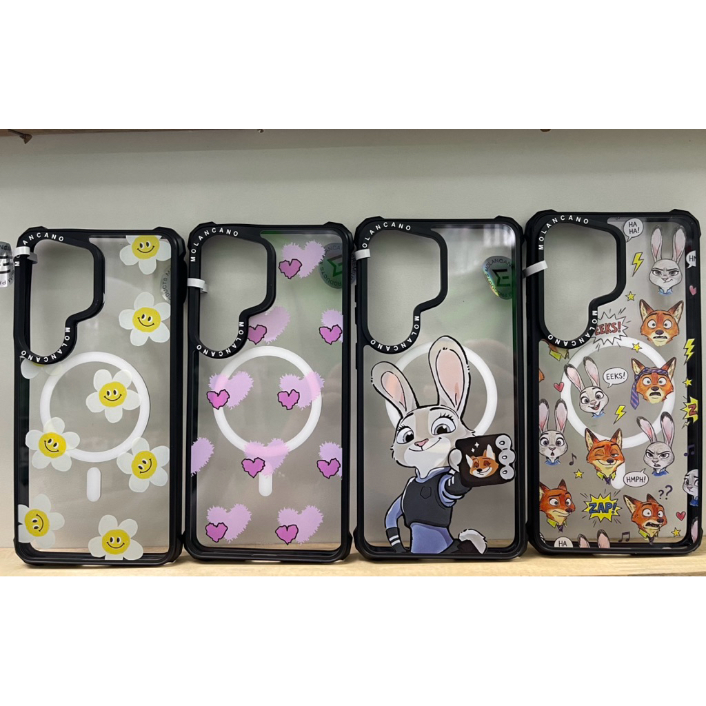 “พร้อมส่ง” เคสใสการ์ตูน SS.S25Ultra/S26Ultra