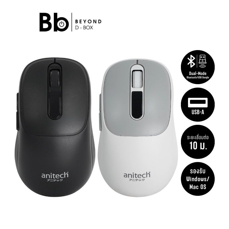 anitech W242-BK เมาส์ไร้สาย