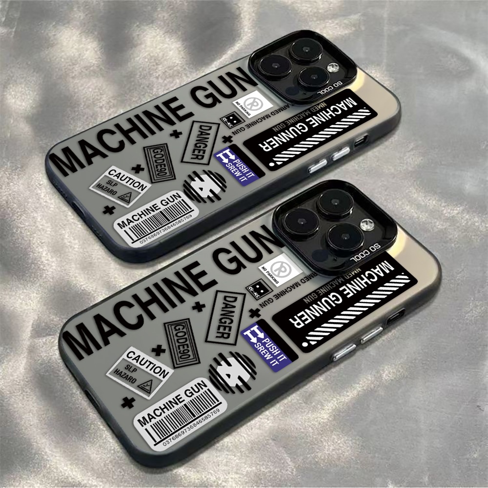 เคสมือถือ For iPhone 16 17 Air 13 11 15 Pro Max 14 12 Pro Max 7 8 Plus XR X XS Max SE 2020 เคสโทรศัพท์ IMD สีสันสดใส