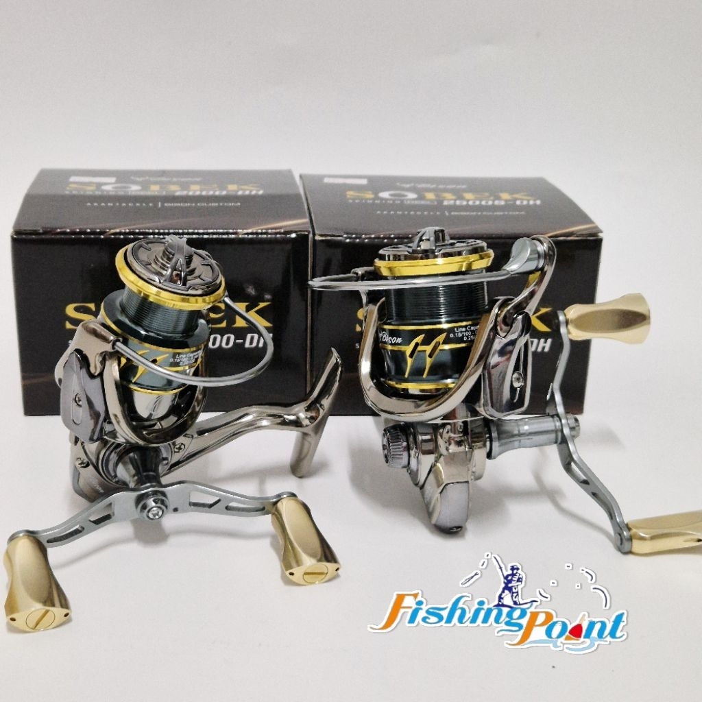 รอกสปินนิ่ง  BISON SOBEK แขนคู่