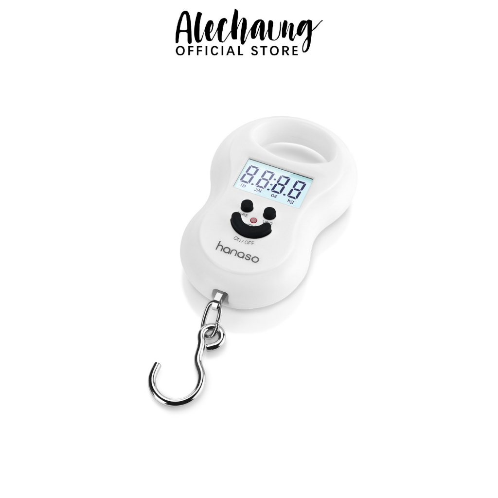 Alechaung เครื่องชั่งอาหาร เครื่องชั่งแบบถือ Handle scale พกพาสะดวก ชั่งได้สูงสุด50กิโล เปลี่ยนหน่วย kg/lb/oz/jin
