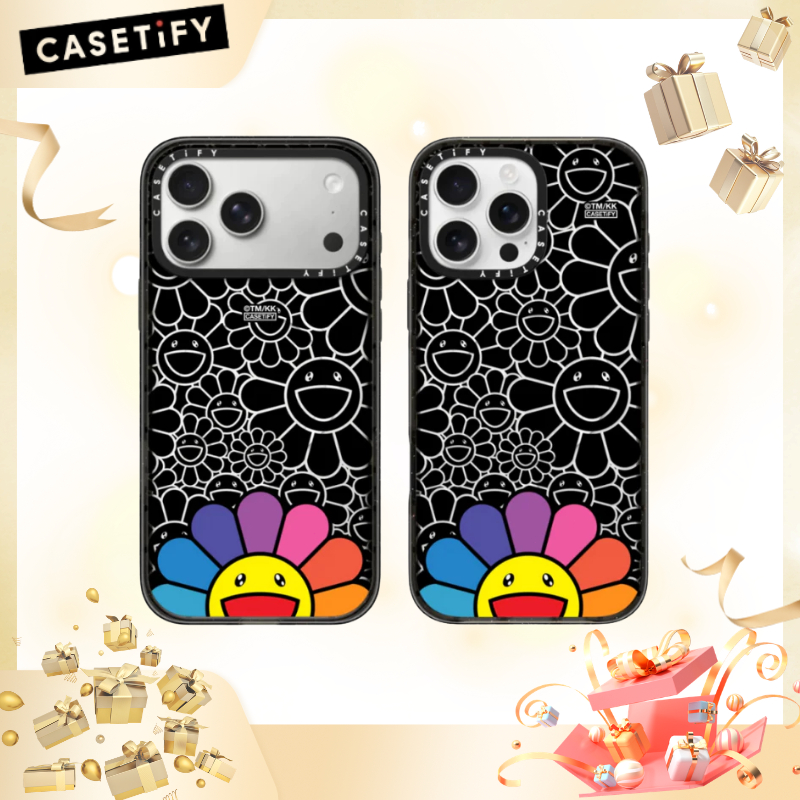 CASETiFY Takashi Murakami Smile (Rainbow) Case | สำหรับ iPhone | ของแท้