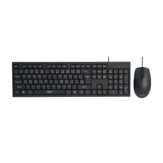 เมาส์และคีย์บอร์ด Anitech Mouse + Keyboard PA815 (TH/EN) Black by Banana IT