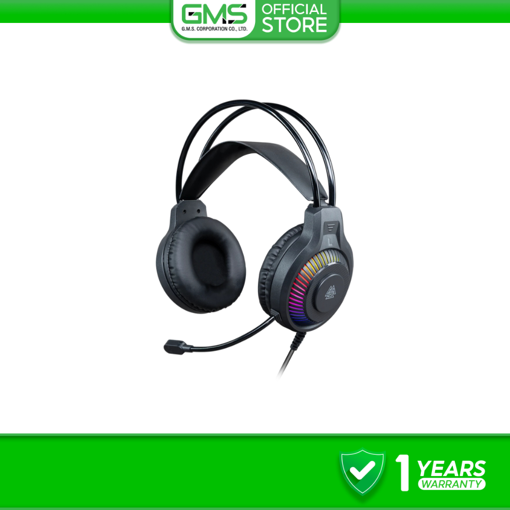 [ประกัน 1 ปี] EGA LITE TYPE H111 หูฟังเกมมิ่งแบบครอบหู สายแยกหูฟังและไมค์ (TRS) Gaming Headset สำหรับ PC