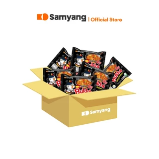 [ยกลัง 40 ซอง] Samyang Buldak Ramen | ซัมยัง บูลดัก ราเมง เลือกรสชาติ Spicy Original/Spicy Carbonara