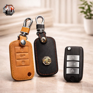 ซองหนังแท้ ใส่กุญแจรีโมทรถยนต์ ใหม่ All New MG ZS SMART EP ร…