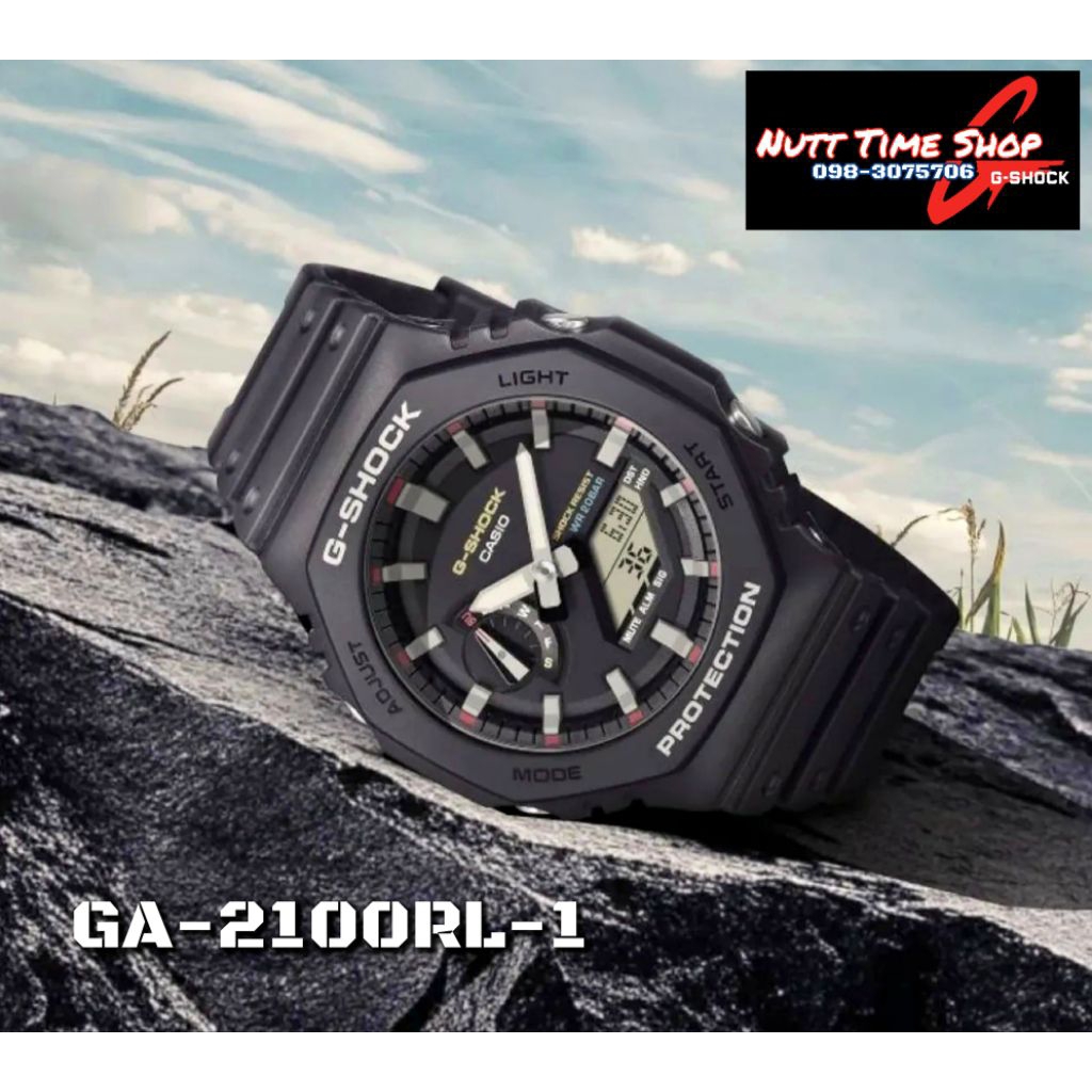 G-Shock มือสองCMGรุ่น 🖤GA-2100RL-1❤️🤍
