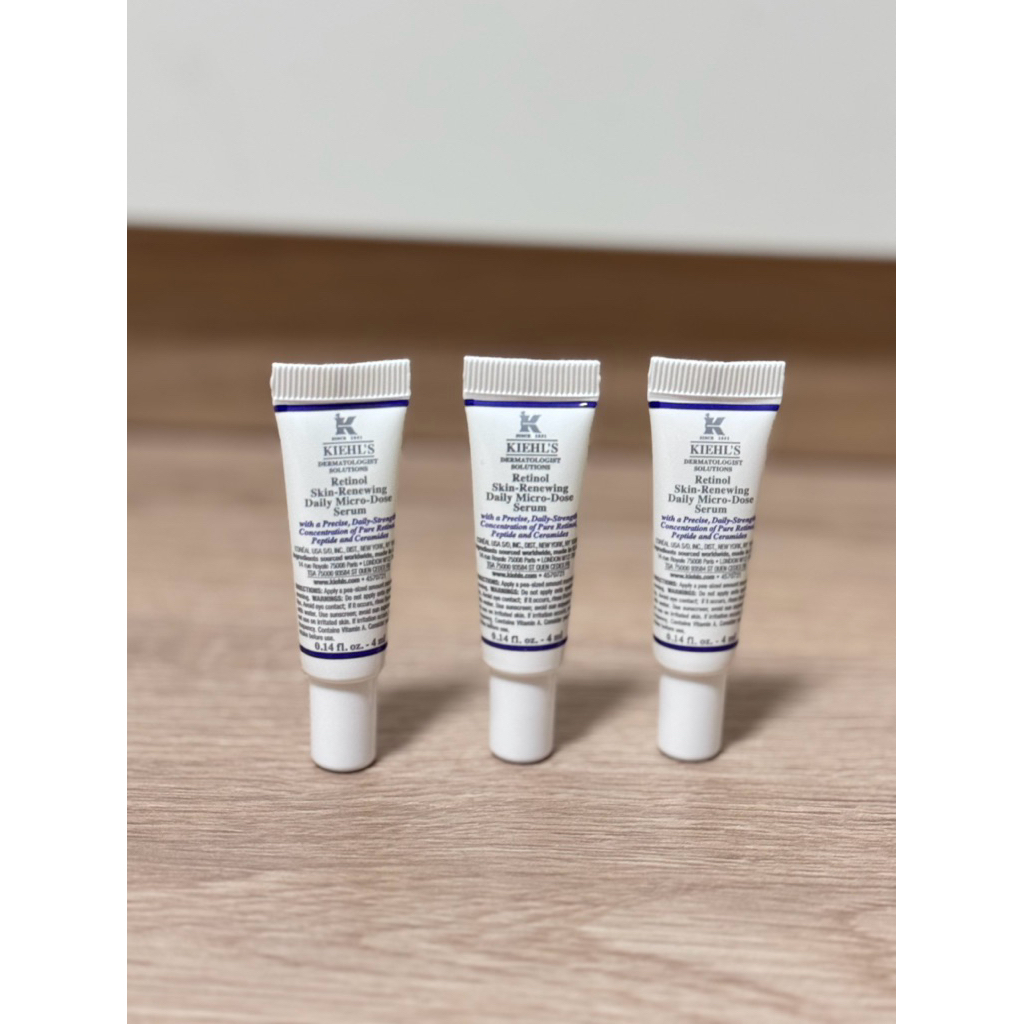 (NEW) ขนาดทดลอง 4 ml : ผลิต 7/2025 Kiehls Retinol Skin Renewing Daily Micro Dose Serum