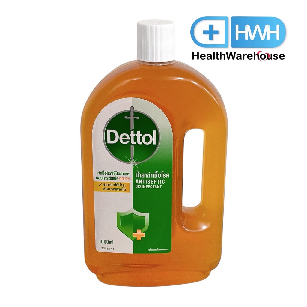 Dettol 1000 mL Antiseptic เดทตอล น้ำยาฆ่าเชื้อโรค