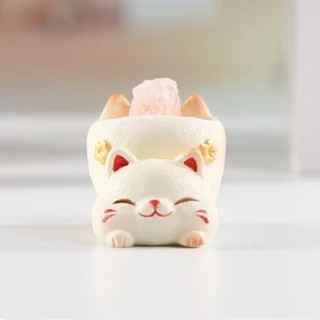 M&G LIFE x Thingswoo Lucky Cat Crystal Blind Box ของตกแต่งตั้งโต๊ะคริสตัลแบบสุ่ม
