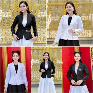 เสื้อรุ่น-Dahlia,Jasmine (สูท) ผ้าไหมสี่เส้นอัดกาว  (เทียบ อ…