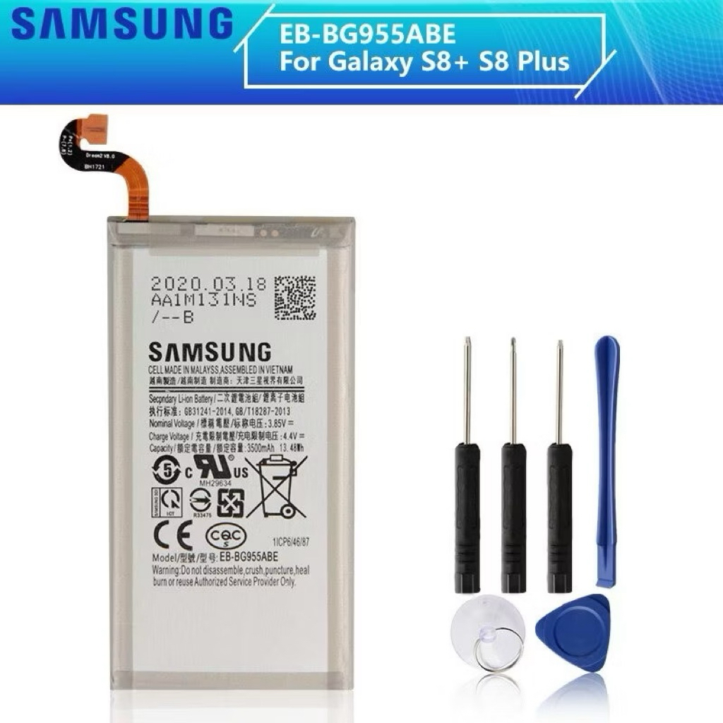 SAMSUNG OriginalBattery EB-BG955ABE EB-BG955ABA สำหรับ Samsung GALAXY S8 + G9550 GALAXY S8 Plus S8Pl
