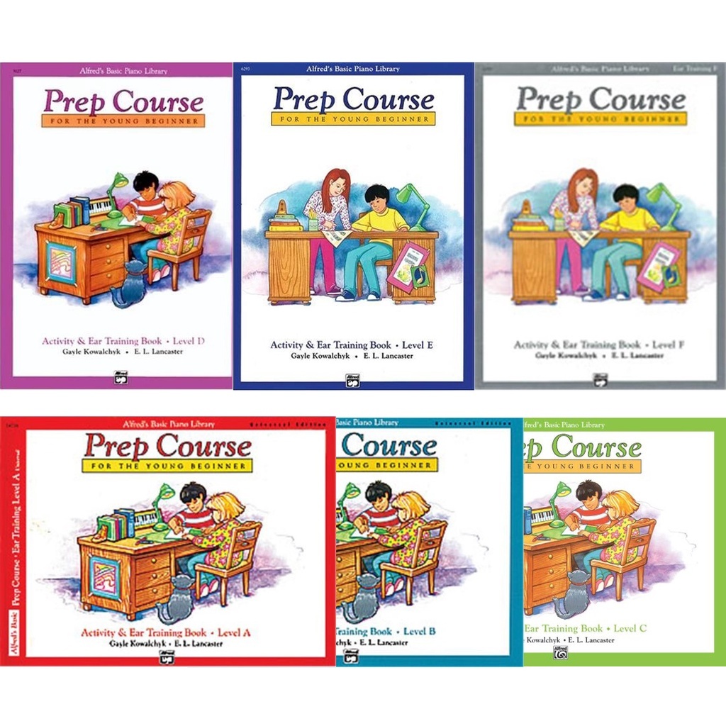 หนังสือเรียนเปียโน Alfred's Basic Piano Prep Course: Activity & Ear Training Book