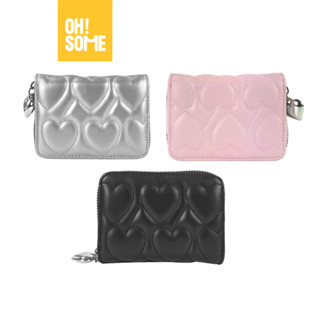 OHSOME กระเป๋าเก็บบัตรบัตรรูปหัวใจ มีหลายสีให้เลือก Heart Ca…
