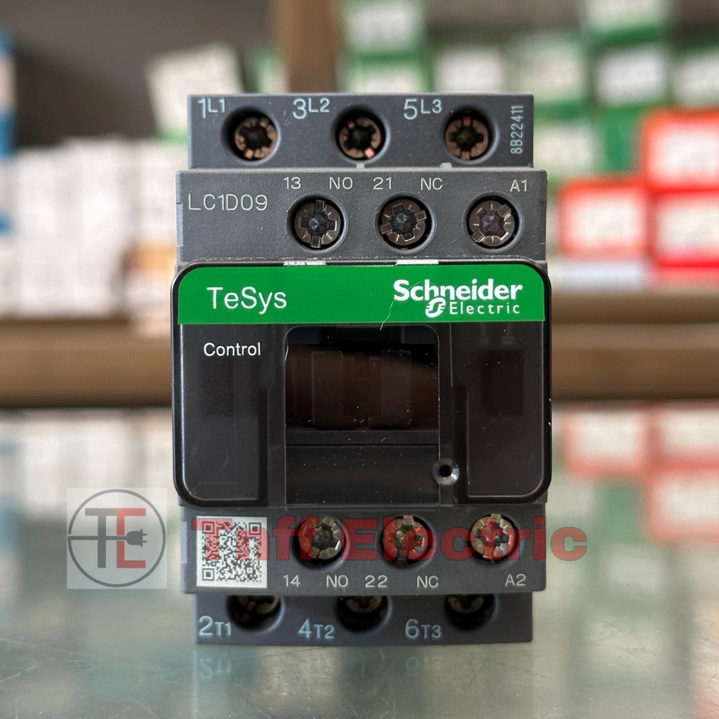 Schneider LC1D09M7, LC1D09B7, LC1D09E7, LC1D09F7, LC1D09Q7 แมกเนติก คอนแทคเตอร์ (1NO + 1NC)