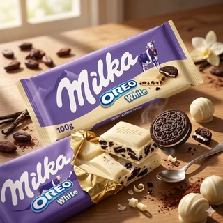 ล็อตใหม่ Milka Milk Chocolate มีส่วนผสมของนม Alpen 100% มี 25 รสชาติให้เลือก ขนาด 87 - 100 กรัม(g.) BBE:08/2026-01/2027