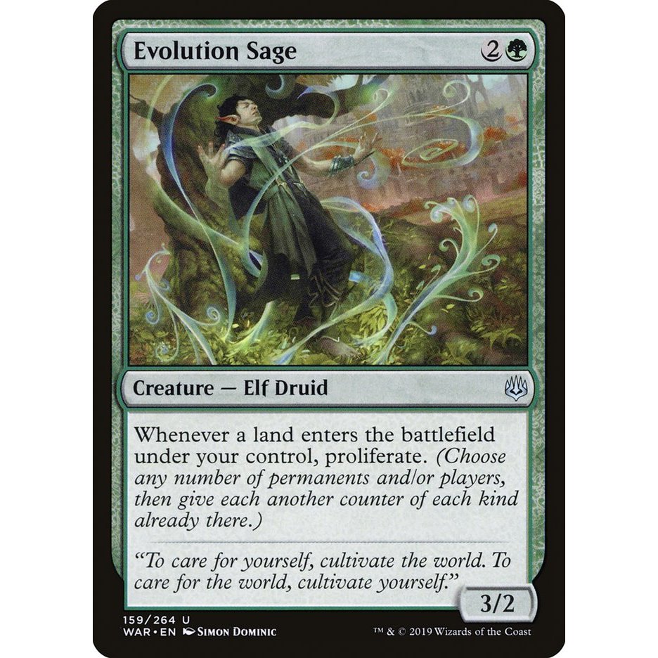 [War of the Spark] - [WAR] - (U) - [Evolution Sage] - [2019]