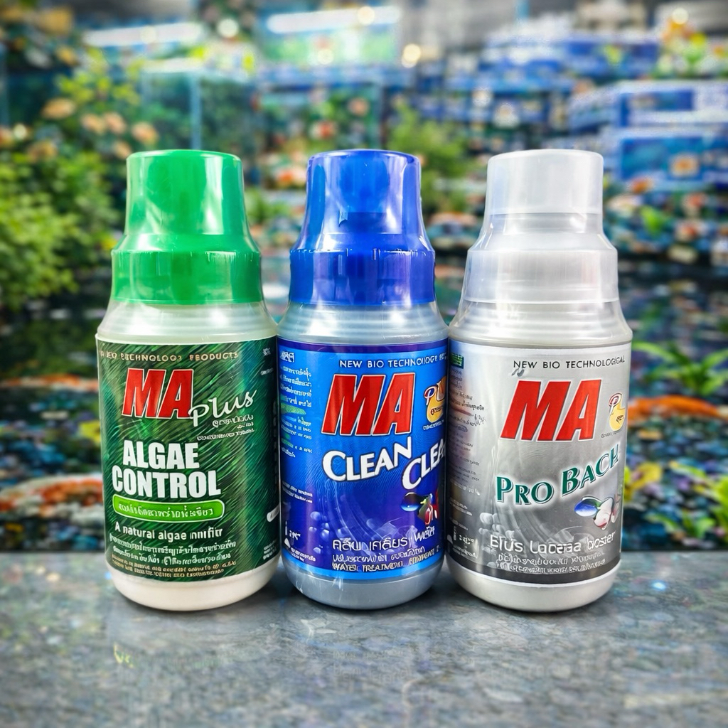 MA ปรับสภาพน้ำใส่บ่อปลา ปลาคาร์ฟและปลาอื่นๆได้ทุกชนิด ขนาด 500ml.