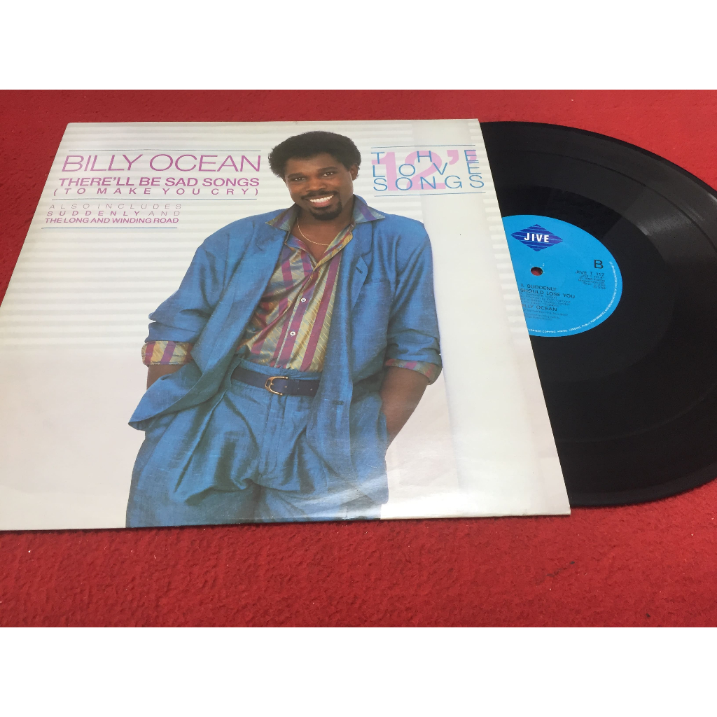 Love Zone -  Billy Ocean ขนาด 12 นิ้ว LP ร้าน PinHaiMusic B119