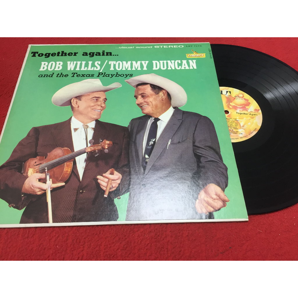 Together Again... -  Bob Wills Tommy Duncan ขนาด 12 นิ้ว LP ร้าน PinHaiMusic B120