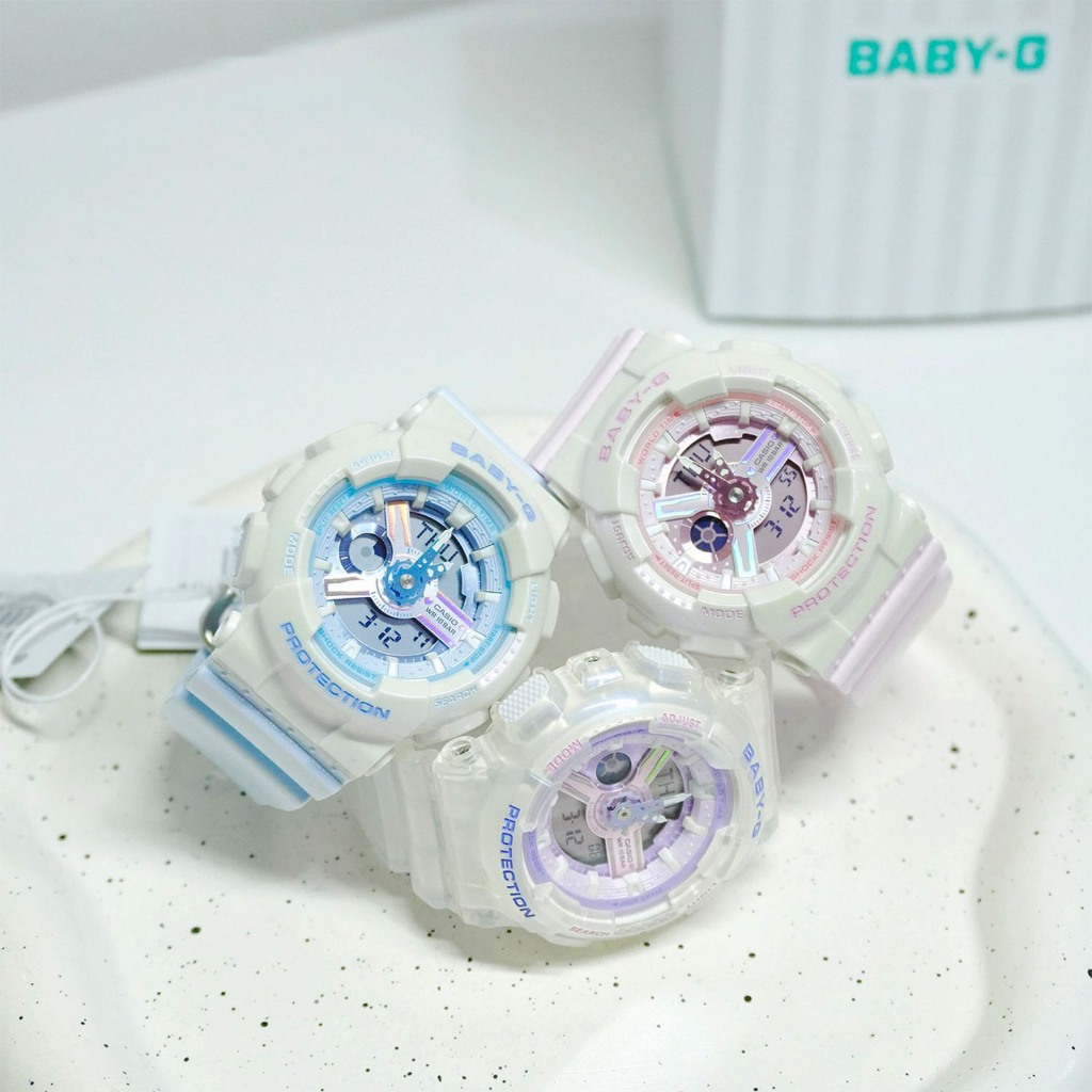 Casio Baby-G นาฬิกาข้อมือ รุ่น BA-110 BA-110PD BA-110PS (BA-110PD-2A,BA-110PD-4A,BA-110PS-7A)