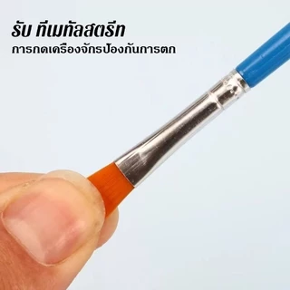 100ชิ้นแปรงทาสีชุด,ชี้แบนภาพวาดสีน้ํามันแปรง,เครื่องมือศิลปะไนล่อนผมเซรามิกจิตรกรรมอุปกรณ์สีน้ํา