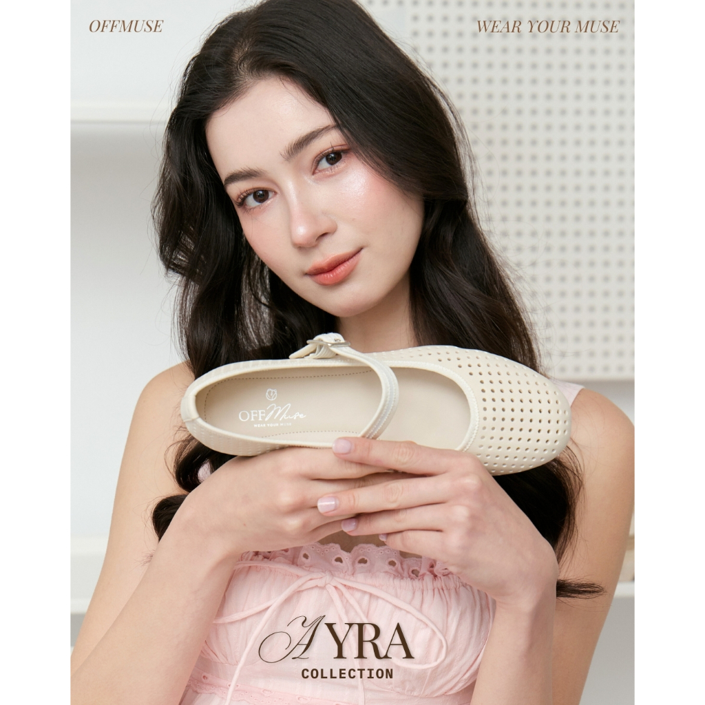 AYRA รองเท้า Mary Jane หนังนิ่มสบาย ระบายอากาศได้ดี  เหมาะกับการใส่เดินช่วงอากาศร้อนที่สุด