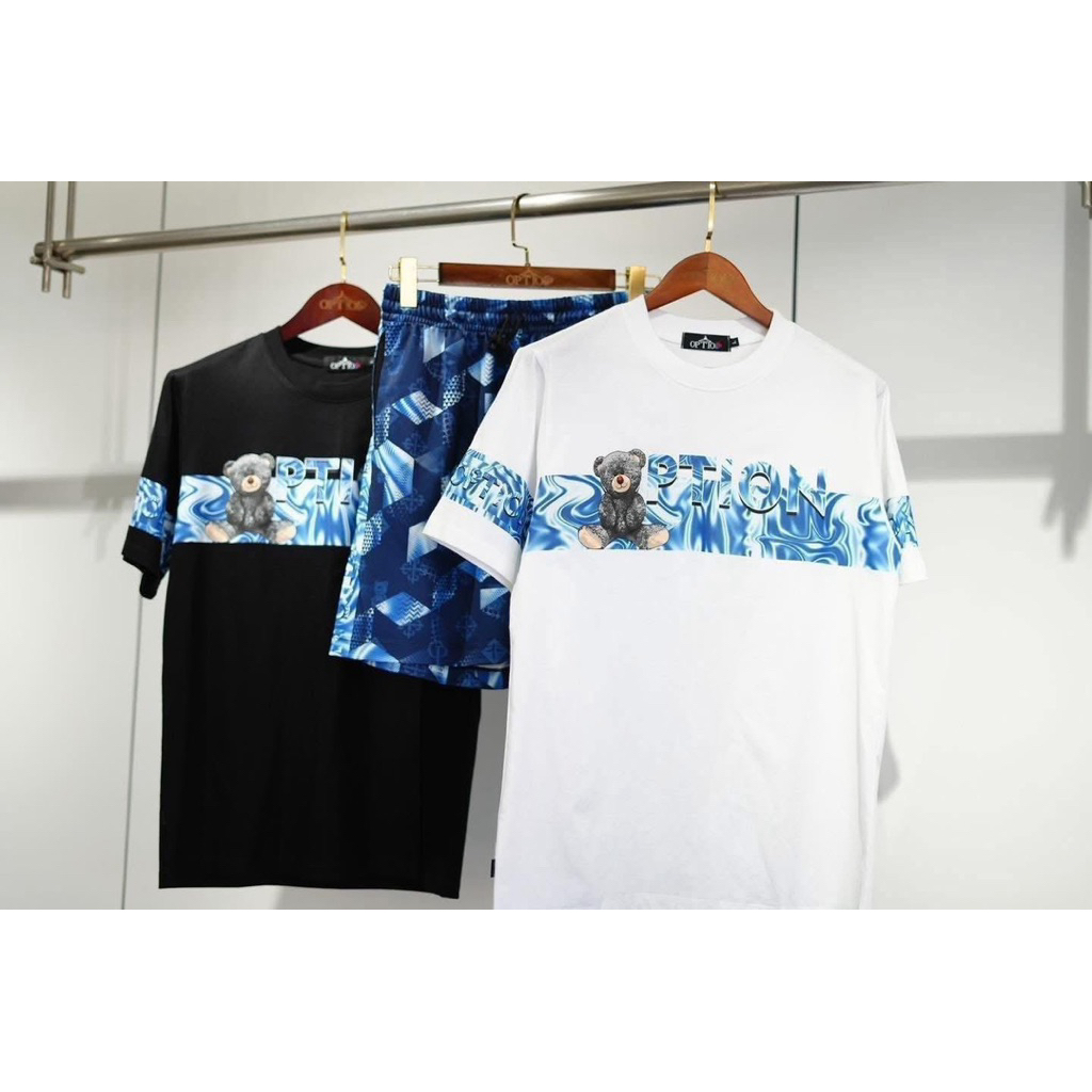 ชุดOption Bear Blue Monogram #newcollection