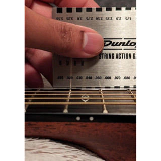 Dunlop String Action Ruler ไม้บรรทัดสแตนเลสแบบหนาเป็น เครื่อ…