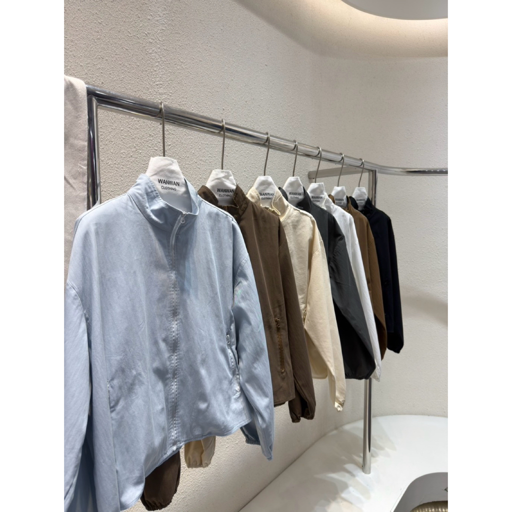 พร้อมส่งjacketคอปีนกระเป๋าหน้า2ข้างผ้าคอตตอน(910)