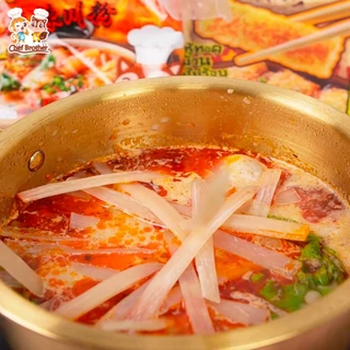 เส้นหนึบ หม่าล่า chefbrother รสหมาล่า ซุปหมาล่าสุดร้อนแรง สไตล์จีนเสฉวนแท้ๆ 140 กรัม