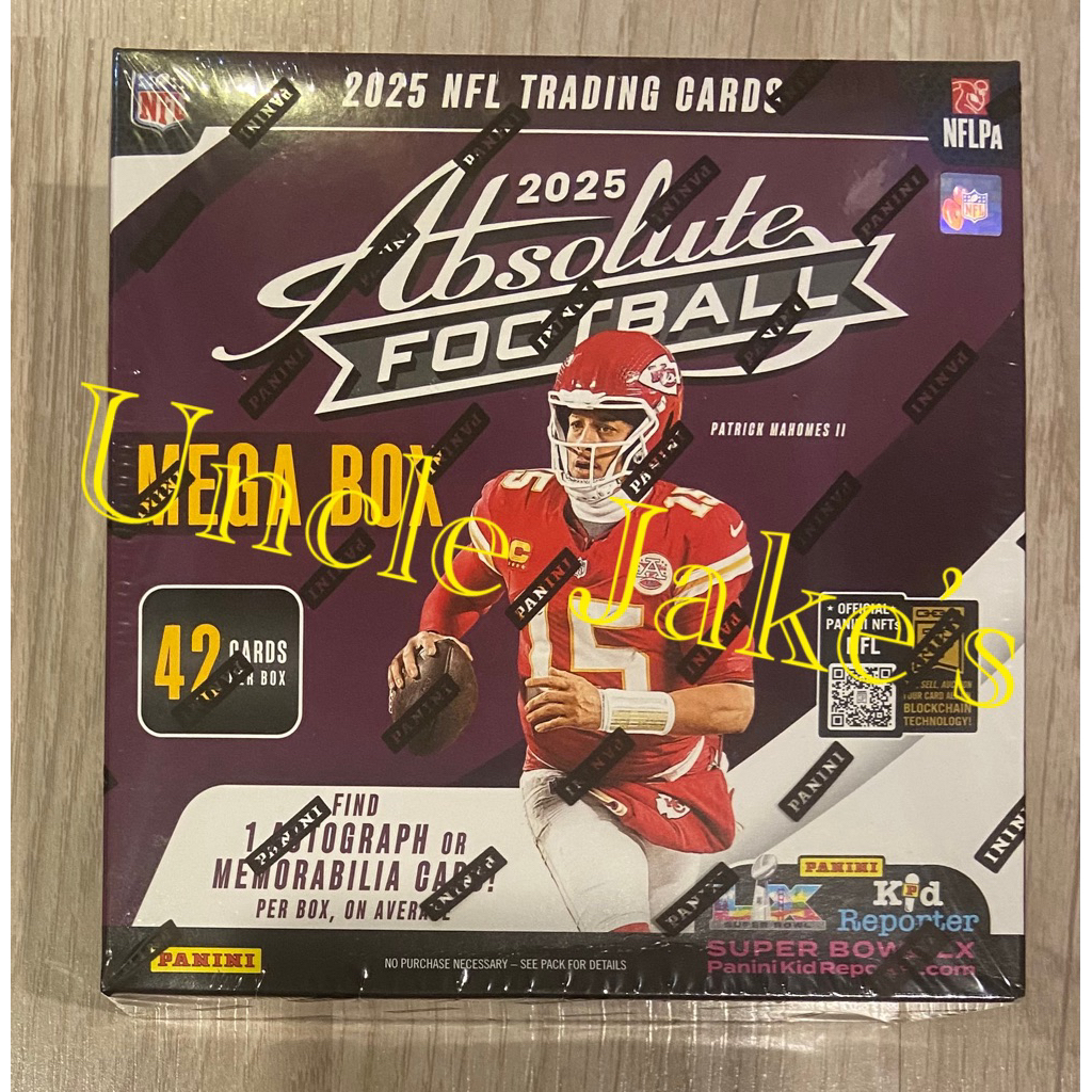 2025 Panini Absolute NFL Football Mega Box (42 Cards), Looking for 💥 Kaboom💥