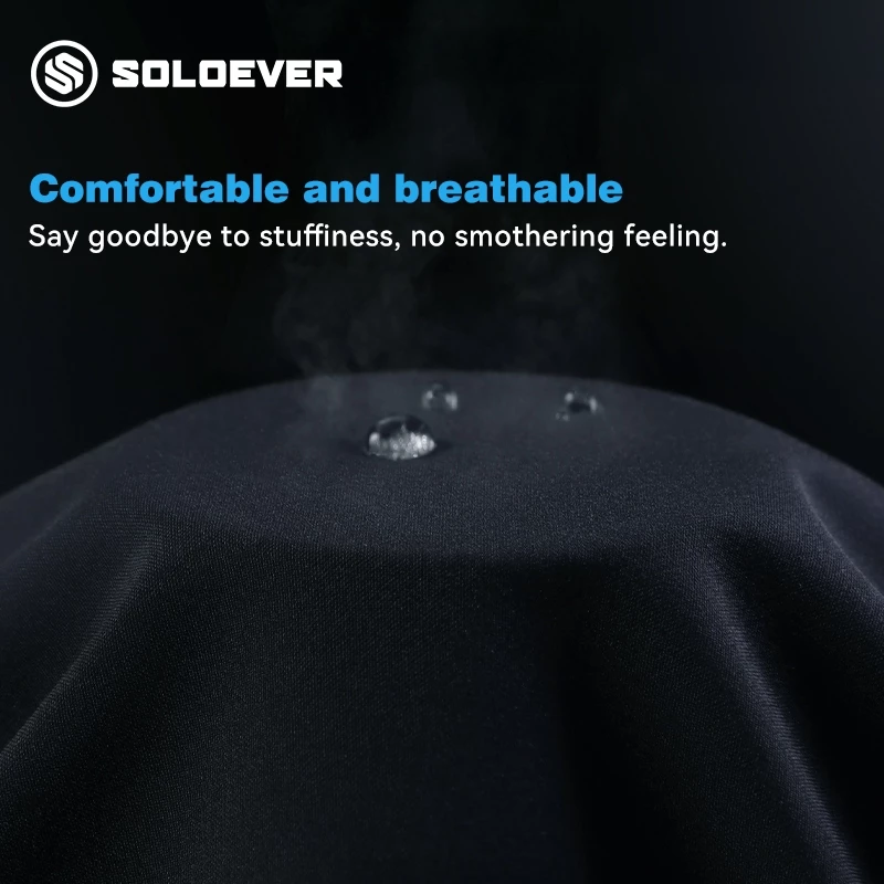 SOLOEVER ชุดเสื้อกันฝนแบบซิป สำหรับผู้ชายและผู้หญิง thumbnail 7