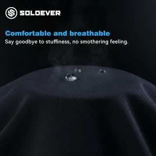 SOLOEVER ชุดเสื้อกันฝน เสื้อกันฝนแบบซิป เสื้อกันฝนสำหรับผู้ชายและผู้หญิง เสื้อกันฝนสำหรับปั่นจักรยาน