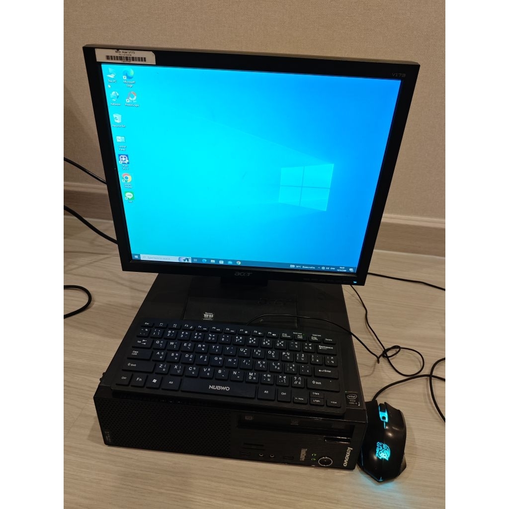 คอม i3-4130 ram 6gb  hdd 500gb win10 แท้ติดบอร์ด ปก.ร้าน 30วัน แถมฟรี เมาส์+คีย์บอร์ด มูลค่า 169 บาท