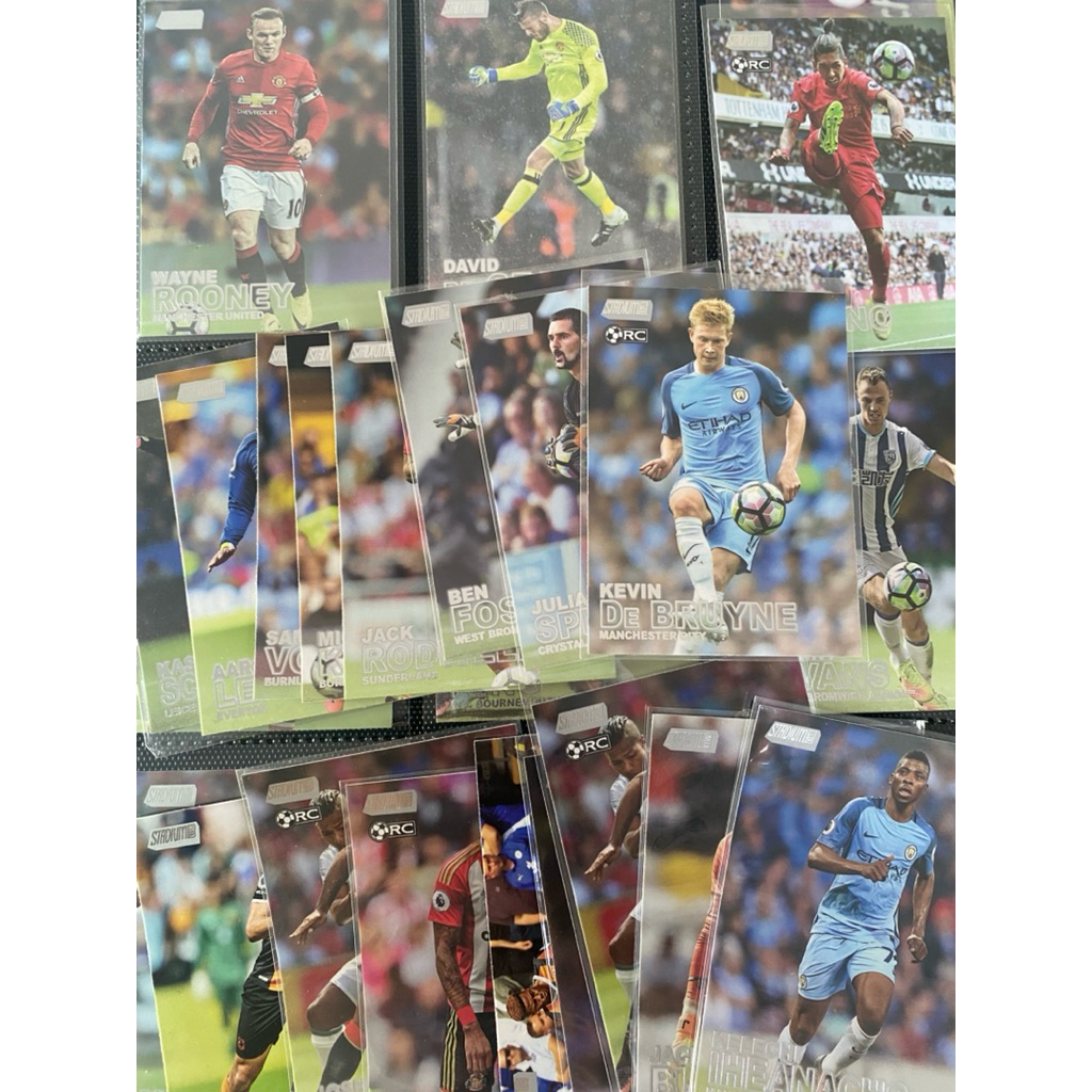 การ์ดฟุตบอลเบสปี 2016-17 Stadium Club English Premier League Soccer #1-100