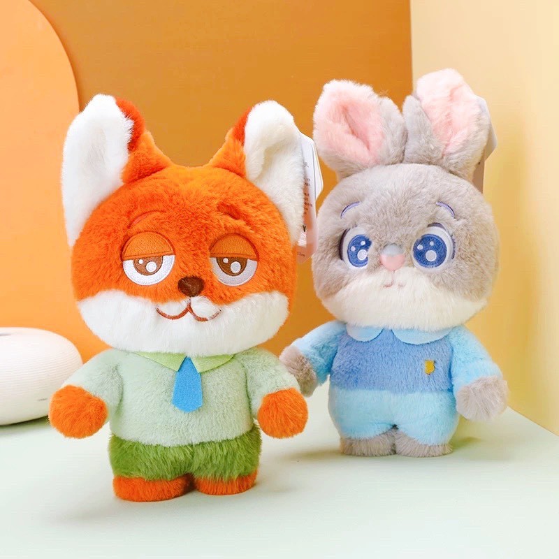 ตุ๊กตา นิค จูดี้ Nick & Judy Zootopia ตุ๊กตาคู่หูเพื่อนซี้ นุ่มนิ่ม น่ารัก ของแต่งห้อง ของขวัญ 23258