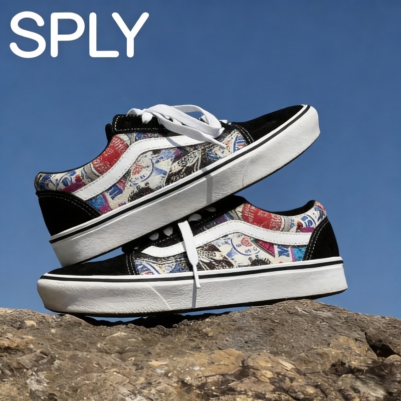 รองเท้ากีฬา Old Skool รองเท้าผ้าใบ Low-Top สวมใส่สบาย รองเท้าผ้าใบผ้ากระสอบสำหรับผู้ชายและผู้หญิง ขนาด 36-45