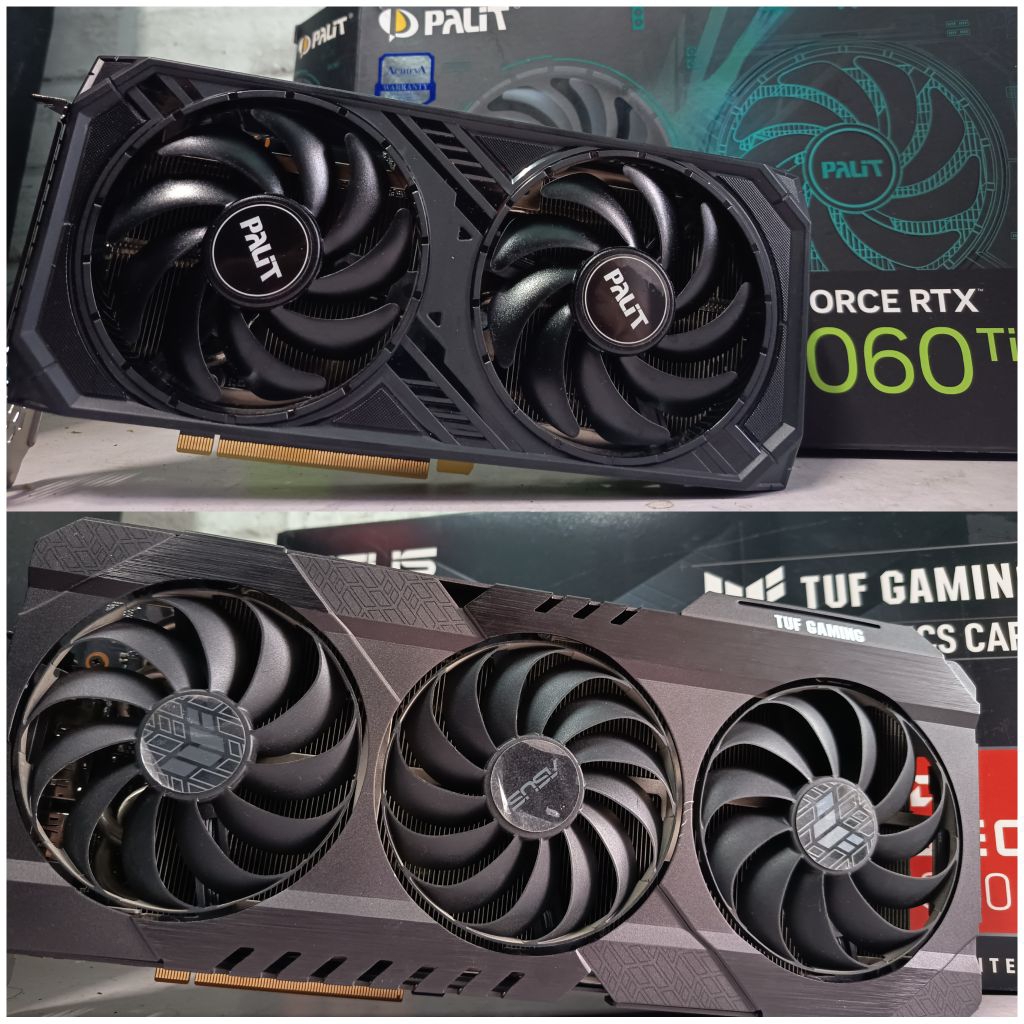 การ์ดจอ NVIDIA/AMD RX6800 RTX 4060TI พร้อมกล่อง สภาพสวยๆ