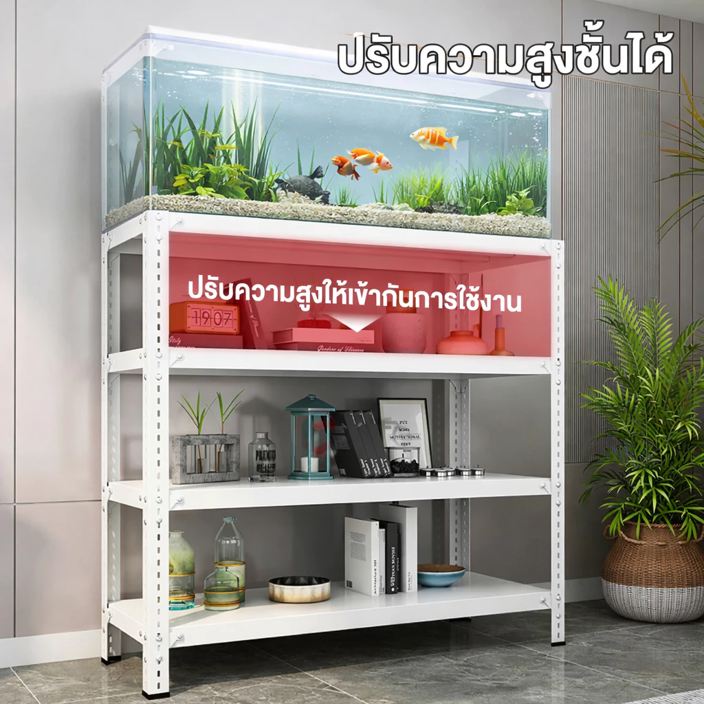 Elife ชั้นวางของ โกดัง คลังสินค้า [ออกใบกำกับภาษีได้] 3/4/5ชั้น หนาขึ้นx2 ชั้นวางของ ชั้นวางสินค้า ชั้นวางเหล็ก thumbnail 3