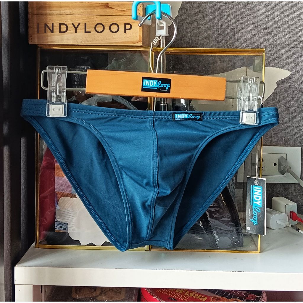 Indy Loop Underwear กางเกงชั้นใน ผ้าSpandex แบบบิกินี ระบายอากาศได้ดี  แฟชั่นสําหรับผู้ชาย เน้นความเซ็กซี่