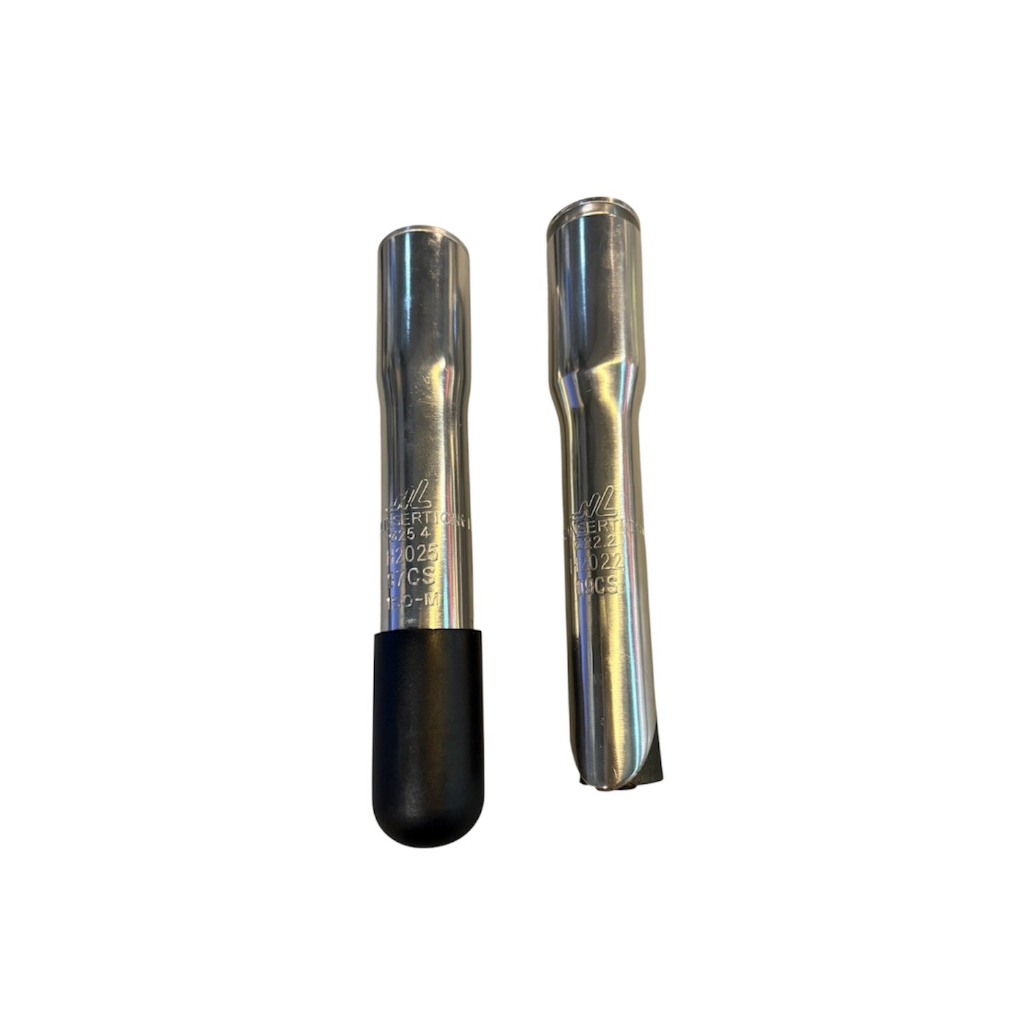 ตัวต่อคอ อะแดปเตอร์แปลง คอจุ่ม → สเตมหนีบ สีดำ,เงิน ขนาด 22.2MM / 25.4MM